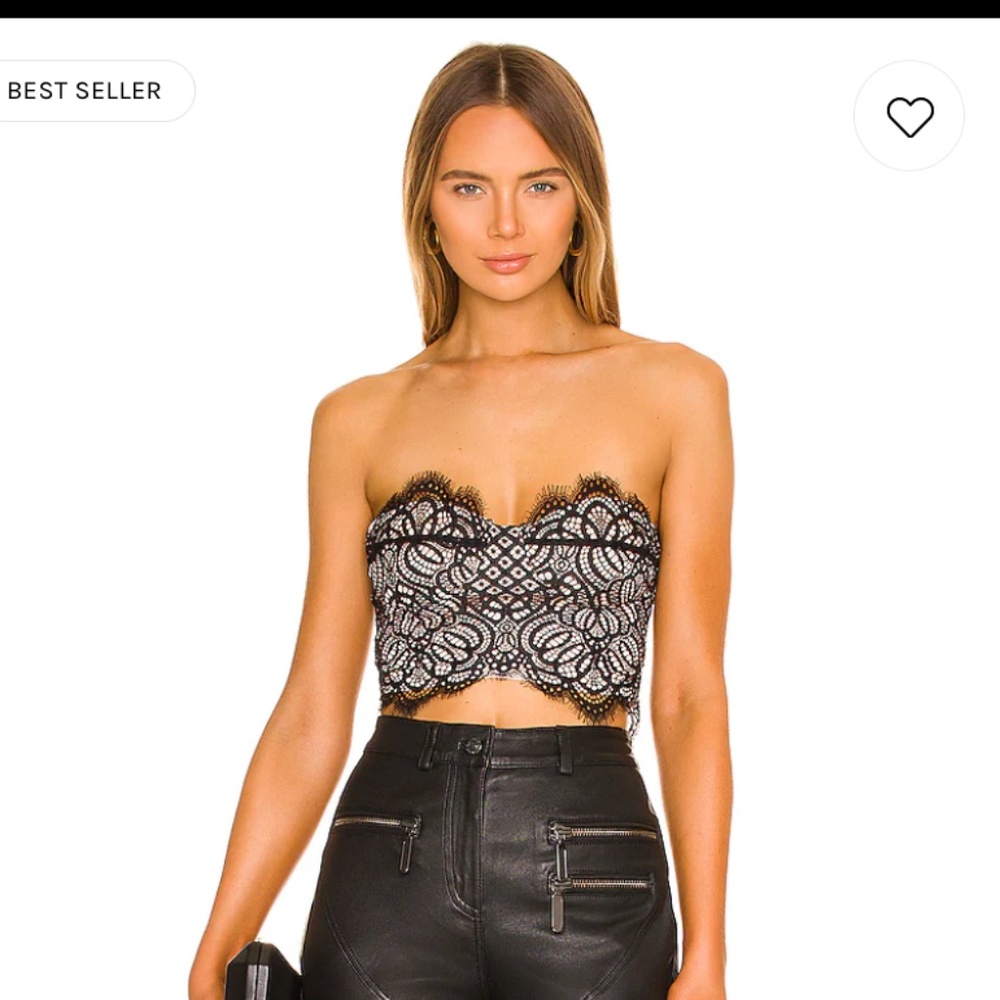 Revolve Lace Crop Top